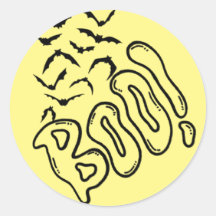 Spooky Bats and Boo Halloween Design