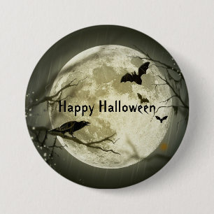 Spooky Bats Halloween 7.5 Cm Round Badge