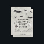Spooky Bats Spooktacular Halloween Party  Invitation<br><div class="desc">Celebrate Halloween in style this year with these spooky haunted flying bats party invitations. The design is easy to personalise with your party details. Your guests will love receiving these spooktacular Halloween invitations and will give them something fun to look forward to.</div>
