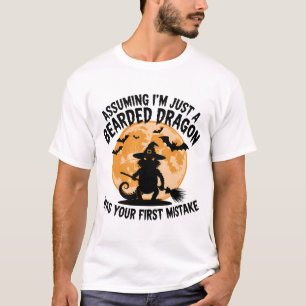 Spooky Bearded Dragon Witch T-Shirt