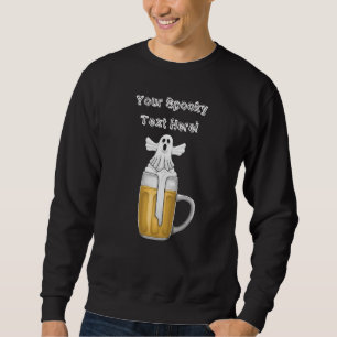Spooky Beer Ghost Sweatshirt