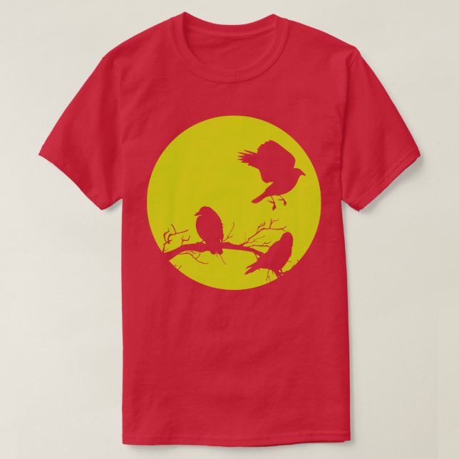 Spooky Birds 1 T-Shirt (Design Front)