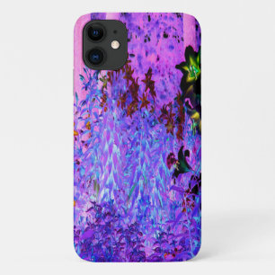 Spooky Black and Crimson Lily Garden Landscape iPhone 11 Case