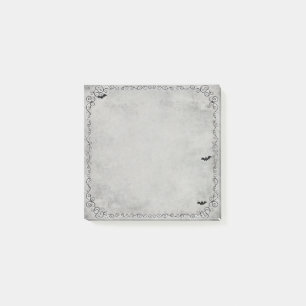 Spooky Black and White Post-it Notes