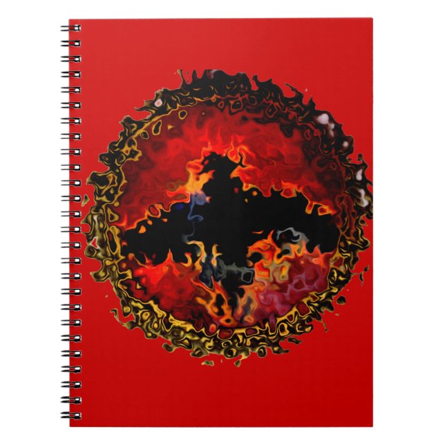 Spooky Black Bat Notebook (Front)