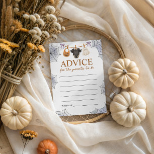 Spooky Boo Advice for Parents Card