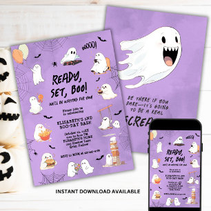 Spooky Boo-Day Party Invitation