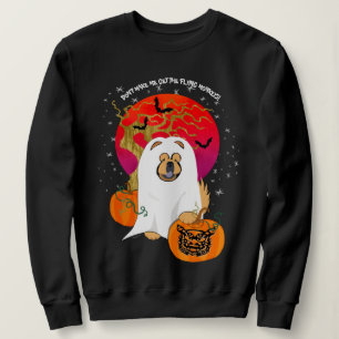 SPOOKY BOO-DOG  dark shirts- customise text  Sweatshirt