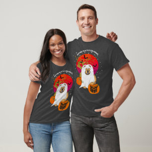 SPOOKY BOO-DOG  dark tee shirts- customise text  