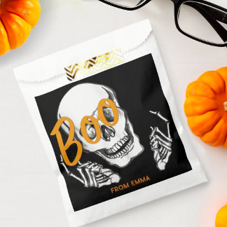 Spooky BOO Favour Bags – Personalised with Your Na