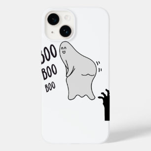 Spooky Boo Ghost Halloween Funny Novelty Shirt Case-Mate iPhone 14 Case
