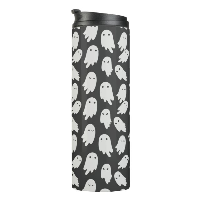 Spooky Boo Ghost Thermal Tumbler (Rotated Right)