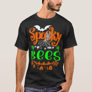 Spooky Boo Halloween Animal Bees Giftidea T-Shirt