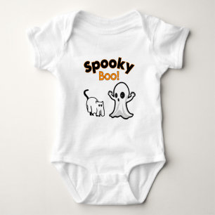 Spooky Boo! - Happy halloween  Baby Bodysuit