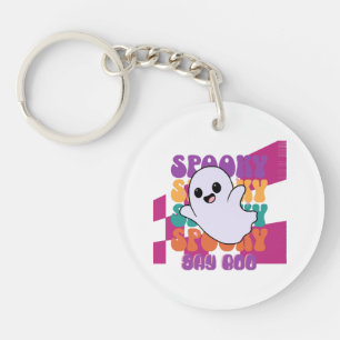 Spooky Boo Key Ring