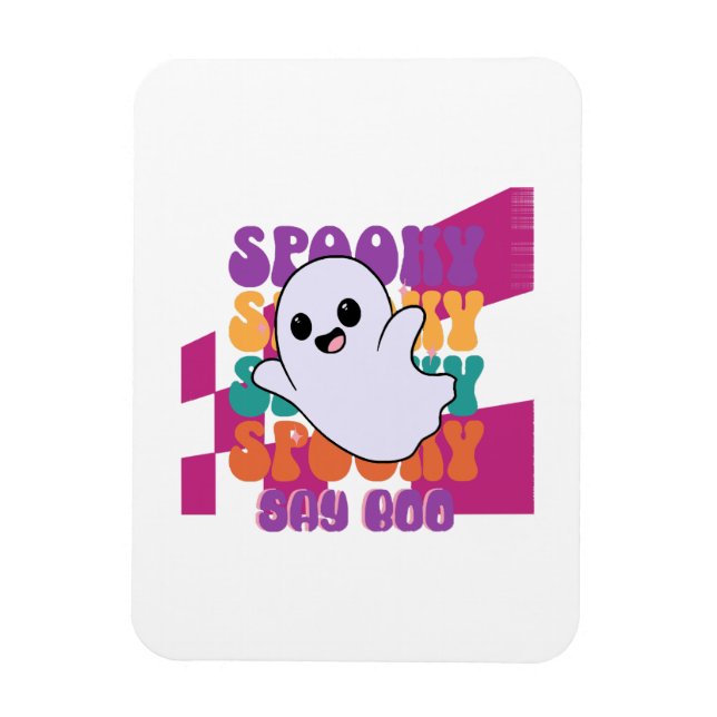 Spooky Boo Magnet (Vertical)