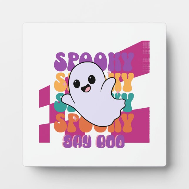 Spooky Boo Plaque (Front)