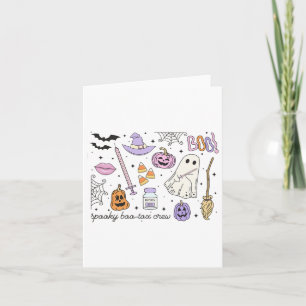 Spooky Boo-tox Crew Halloween Botox Nurse Nurse In Card