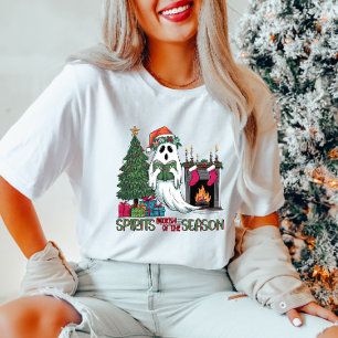 Spooky Book Christmas T-Shirt