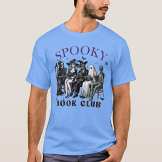 Spooky Book Club Halloween Party Costume T-Shirt