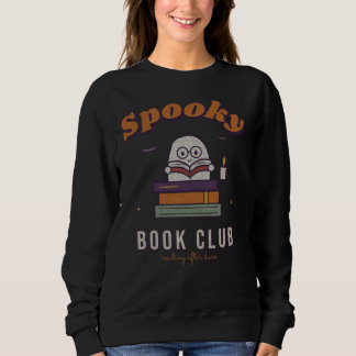 Spooky Book Club Sweatshirt Halloween Book Lover G