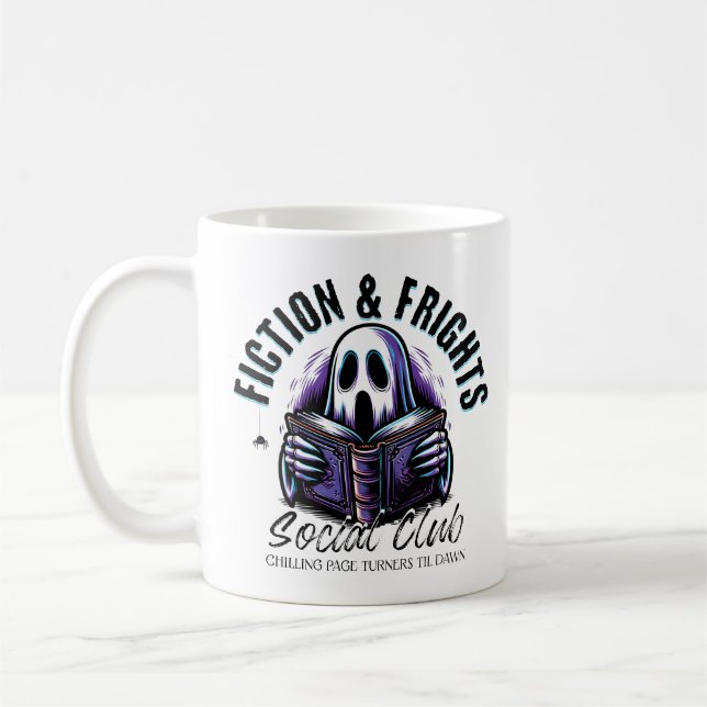 Spooky Book Social Club Coffee Mug (Left)