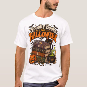 Spooky Books for Halloween – Vintage Witchy Cat & T-Shirt
