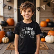 Spooky Boy Vintage Skeleton Halloween