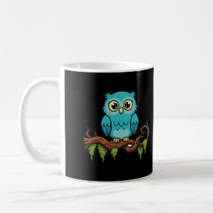 Spooky Branch Owl Halloween Coffee Mug