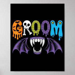 Spooky Bride And Groom Halloween Wedding Love 1 Poster