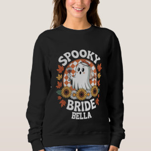 Spooky Bride Ghost Halloween Personalised Sweatshirt