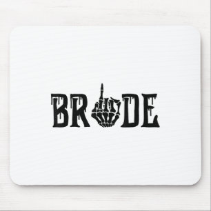 Spooky Bride Groom Gothic Halloween Wedding Matchi Mouse Mat