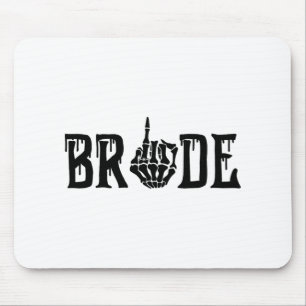 Spooky Bride Groom Gothic Halloween Wedding Matchi Mouse Mat