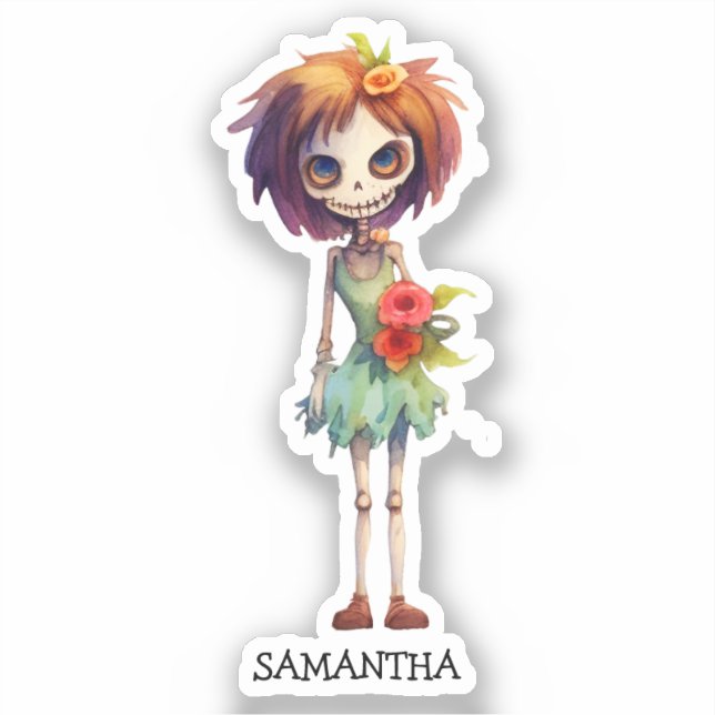 Spooky But Cute Zombie Kid – Adorable Macabre (Front)