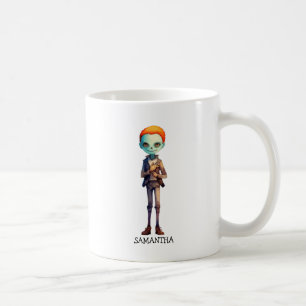 Spooky But Cute Zombie Kid – Adorable Macabre (2) Coffee Mug