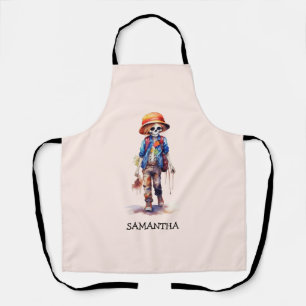 Spooky But Cute Zombie Kid – Adorable Macabre (3) Apron