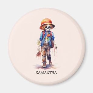 Spooky But Cute Zombie Kid – Adorable Macabre (3) Magnet