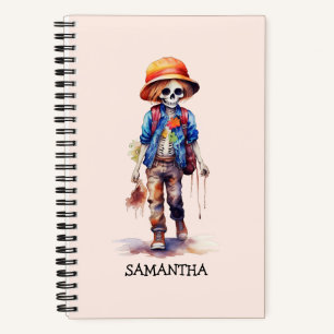 Spooky But Cute Zombie Kid – Adorable Macabre (3) Notebook