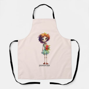Spooky But Cute Zombie Kid – Adorable Macabre Apron