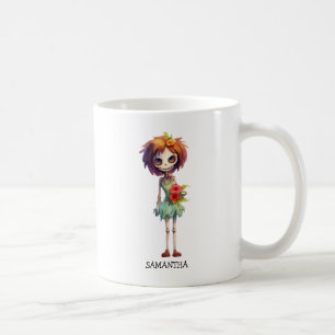 Spooky But Cute Zombie Kid – Adorable Macabre Coffee Mug