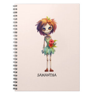 Spooky But Cute Zombie Kid – Adorable Macabre Notebook
