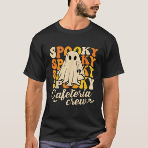 Spooky Cafeteria Crew Squad Halloween Costume Lunc T-Shirt