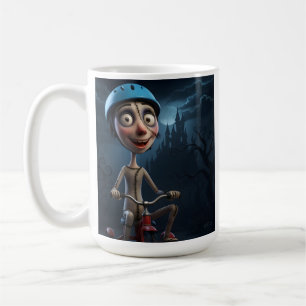 Spooky Cartoon Biker Coffee Mug