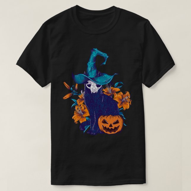 Spooky cat 2 T-Shirt (Design Front)