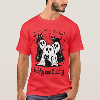 Spooky Cat and Ghostly Web Design friend T-Shirt