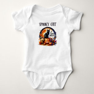 Spooky Cat Baby Bodysuit – Perfect
