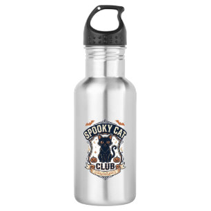 Spooky Cat Club Cat Halloween Spooky Cat Vintage V 532 Ml Water Bottle