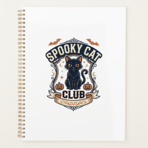 Spooky Cat Club Cat Halloween Spooky Cat Vintage V Planner