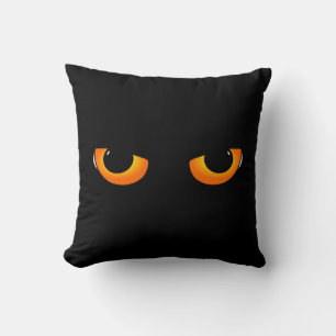 Spooky Cat Eyes Cushion