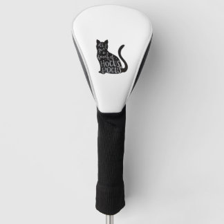 Spooky cat   golf head cover